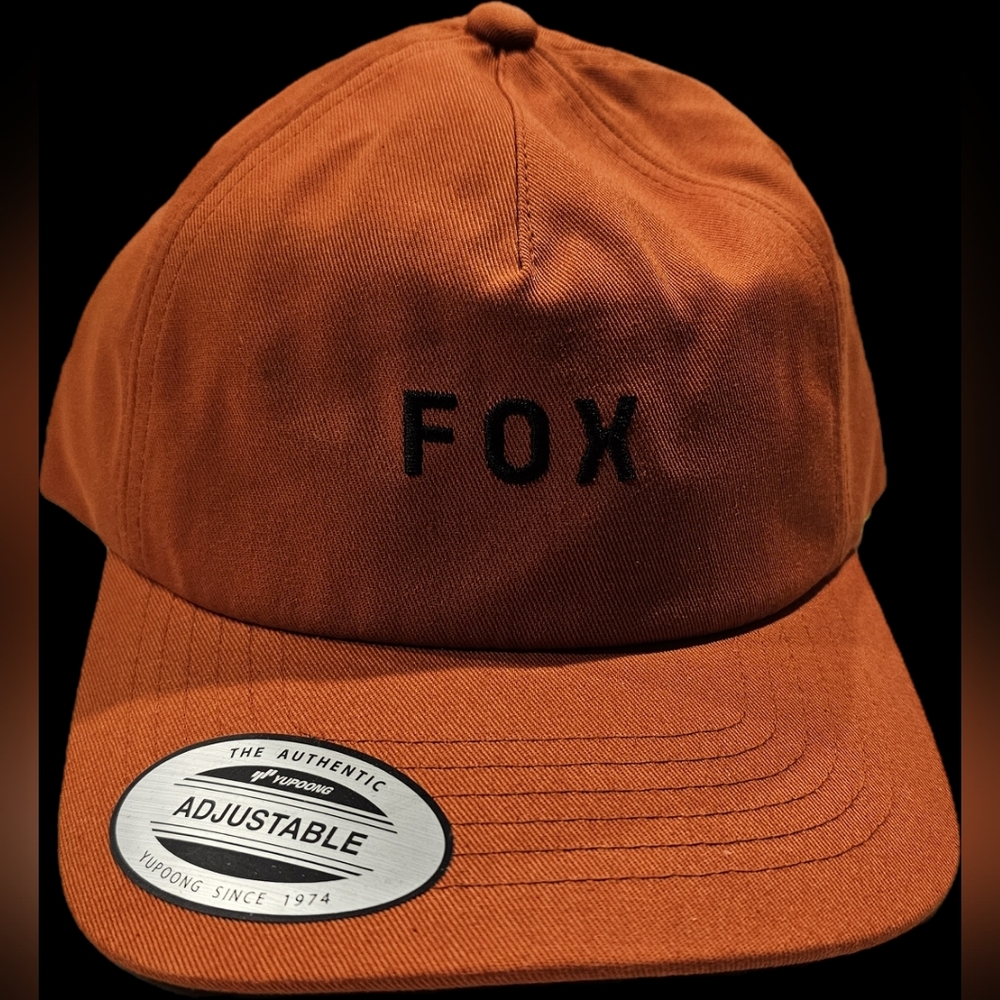 Fox Adjustable Orange Cap nwt